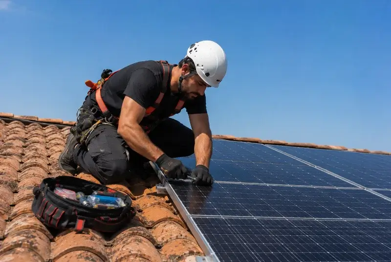 Maintenance et monitoring de panneaux solaires à Fourquevaux